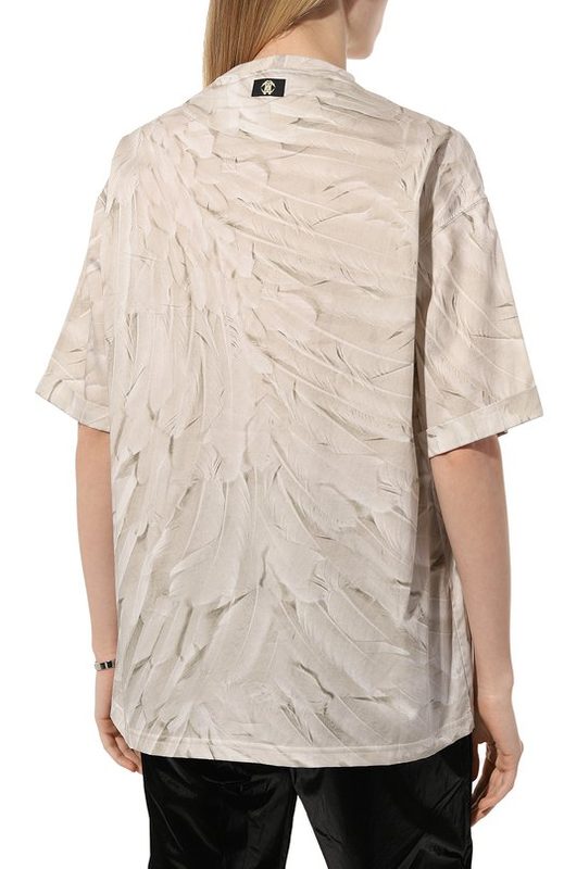 Хлопковая футболка Roberto Cavalli 4
