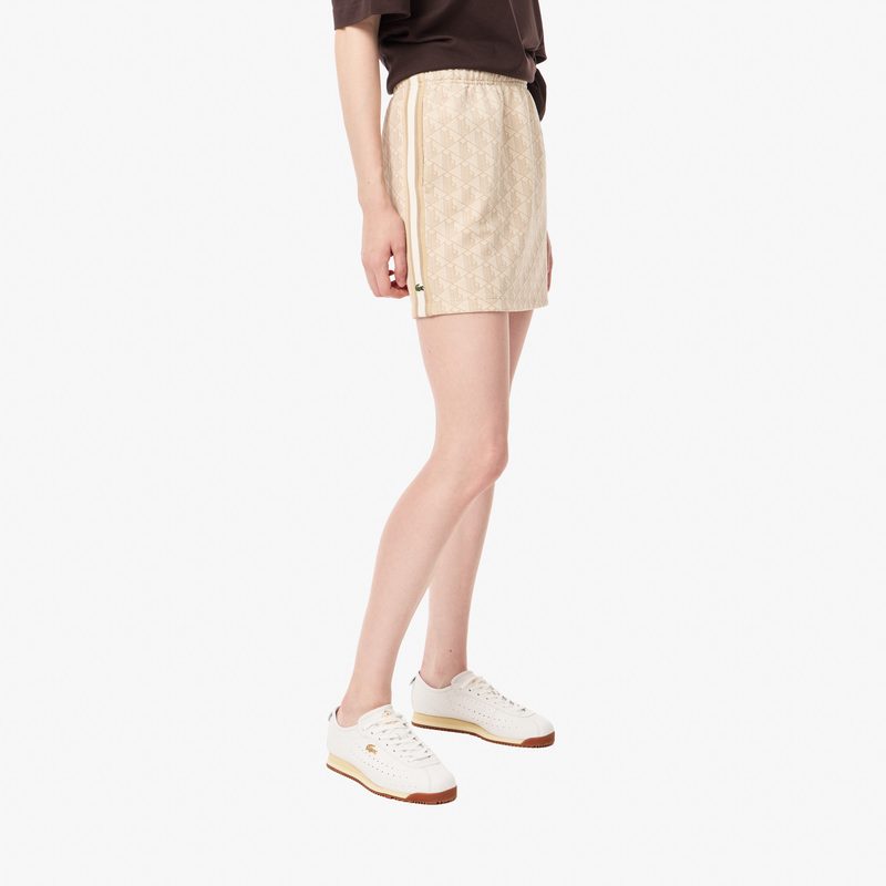 Жаккардовая юбка Lacoste с монограммой 5