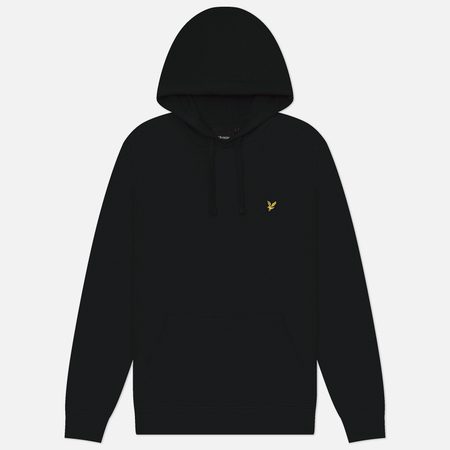 Мужская толстовка Lyle & Scott Hoodie Regular Fit, цвет чёрный