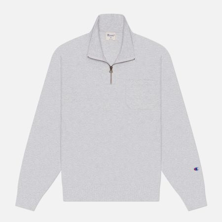 Мужская толстовка Champion Reverse Weave Pinnacle Half Zip, цвет серый