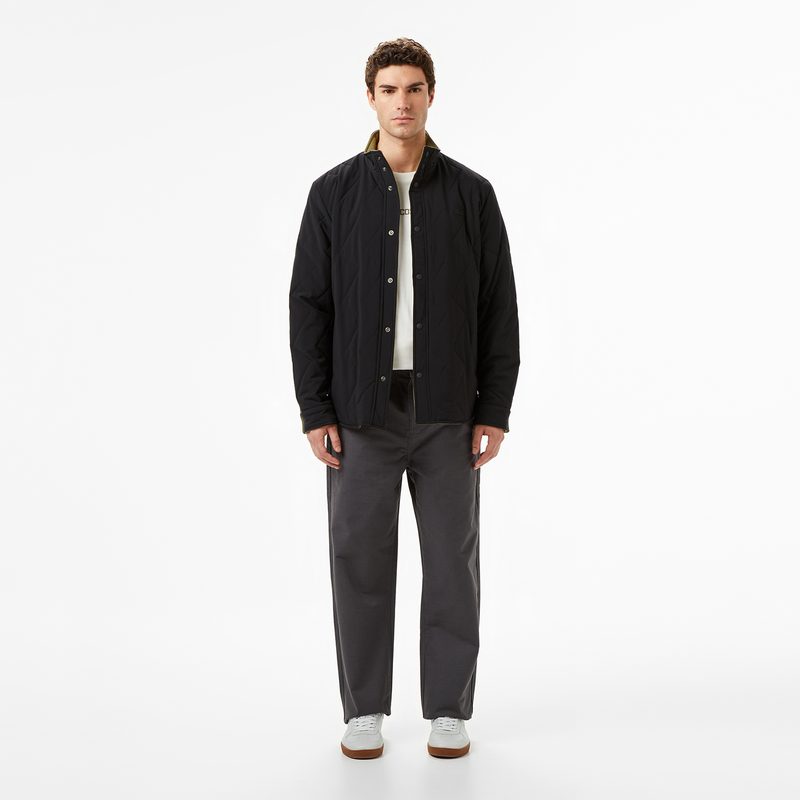 Мужская двусторонняя куртка Lacoste с высоким воротником 4