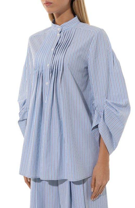 Хлопковая рубашка Alberta Ferretti 3