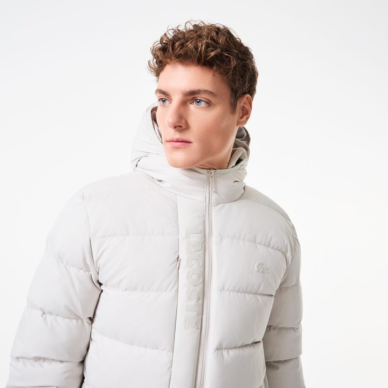 Мужская куртка-бомбер Lacoste на молнии из хлопка 3