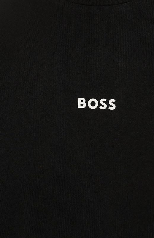 Хлопковая футболка BOSS Orange 5