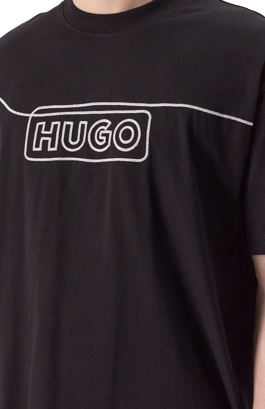 Хлопковая футболка HUGO Blue 5