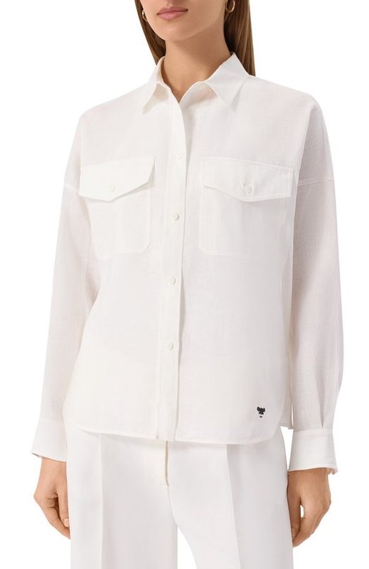 Льняная рубашка Weekend Max Mara 3
