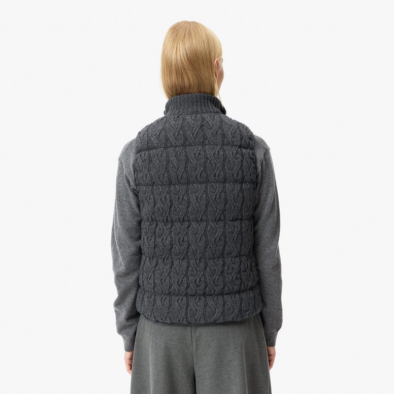 Женский утепленный двусторонний жилет Lacoste 2