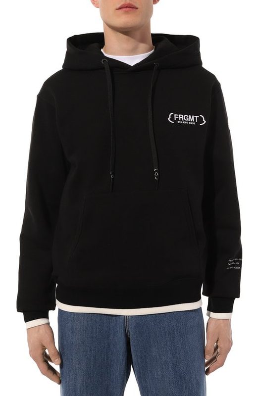 Хлопковое худи Moncler Genius x Fragment FRGMT Moncler Genius 3