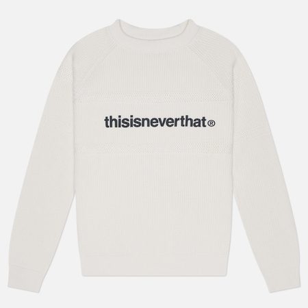 Мужской свитер thisisneverthat T-Logo Knit, цвет белый