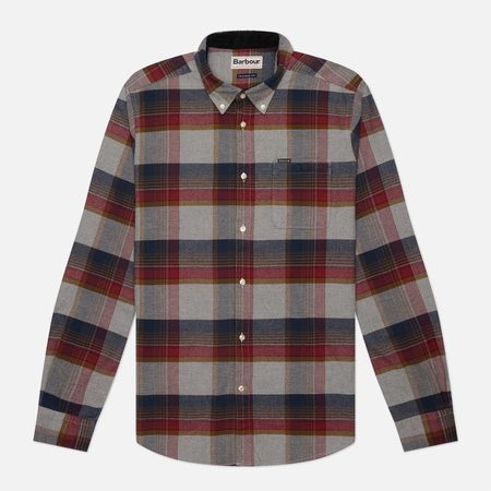 Мужская рубашка Barbour Portdown Tailored Checked, цвет серый