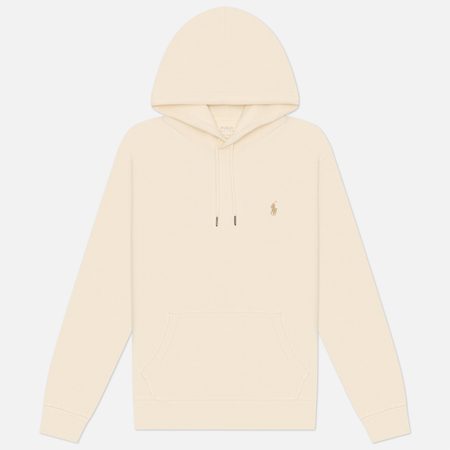 Мужская толстовка Polo Ralph Lauren Double-Knit Hoodie, цвет бежевый