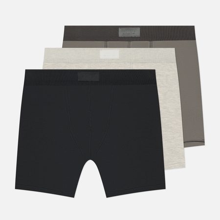Комплект мужских трусов SKIMS Cotton 5" Boxer Brief 3-Pack, цвет комбинированный