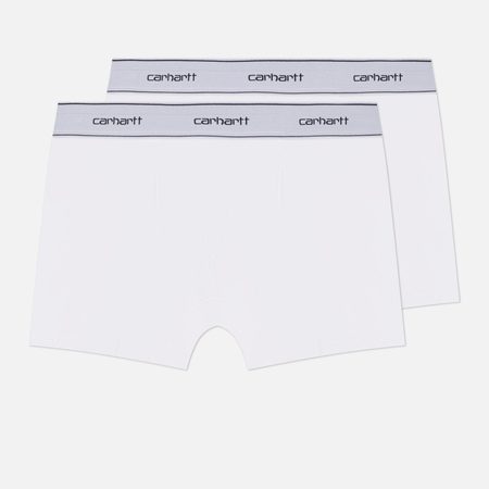Комплект мужских трусов Carhartt WIP Cotton Trunks 2-Pack, цвет белый