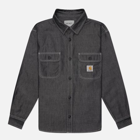 Мужская рубашка Carhartt WIP Tigan, цвет чёрный