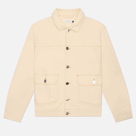 Мужская джинсовая куртка Pop Trading Company DRS Denim, цвет бежевый