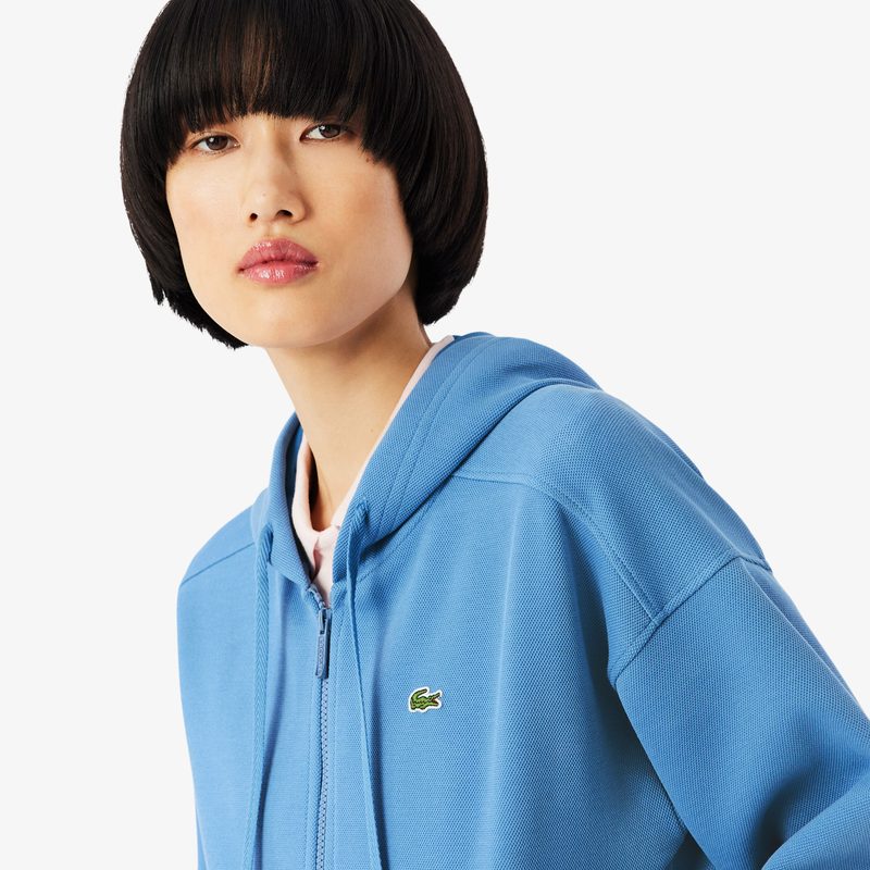 Женский эластичный свитшот Lacoste из смеси органического хлопка 3