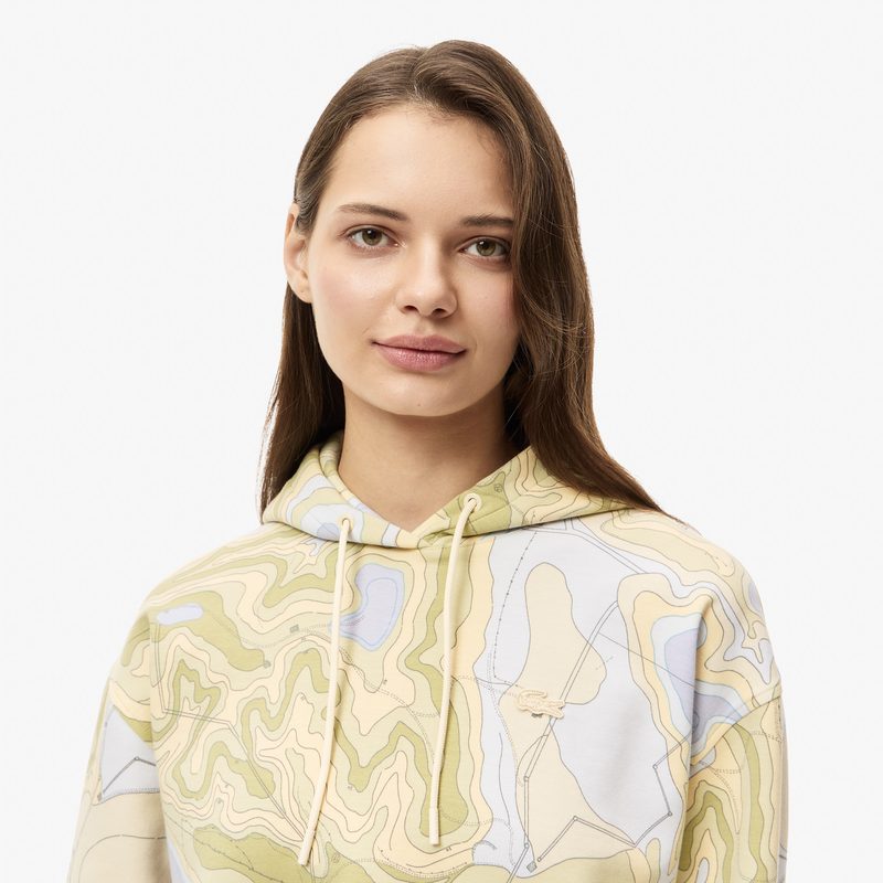 Женский свитшот Lacoste оверсайз 3
