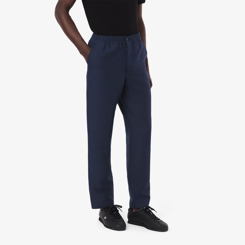 Мужские спортивные брюки Lacoste из смеси льна и вискозы 4