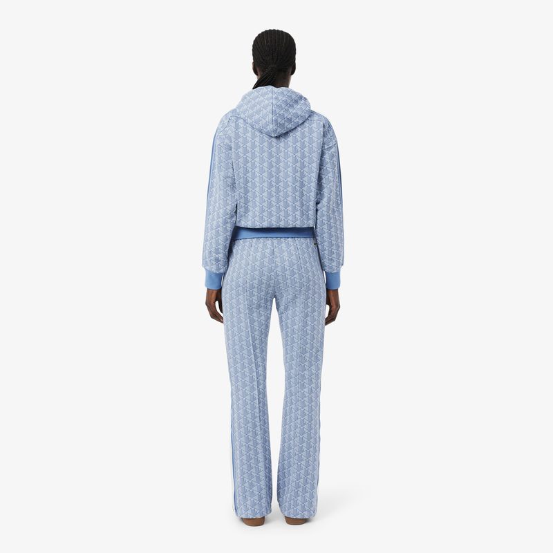 Женские расклешенные спортивные брюки Lacoste с монограммой 2