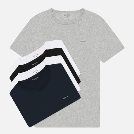 Комплект мужских футболок Paul Smith Classic 5-Pack, цвет комбинированный