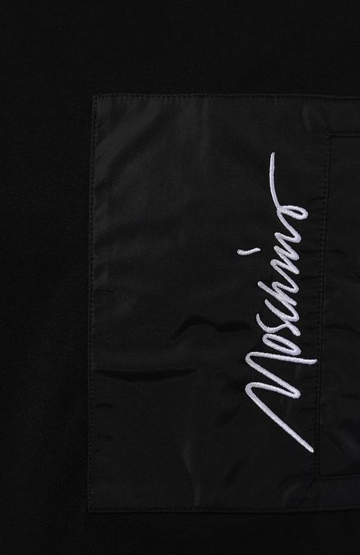Хлопковая футболка Moschino 5