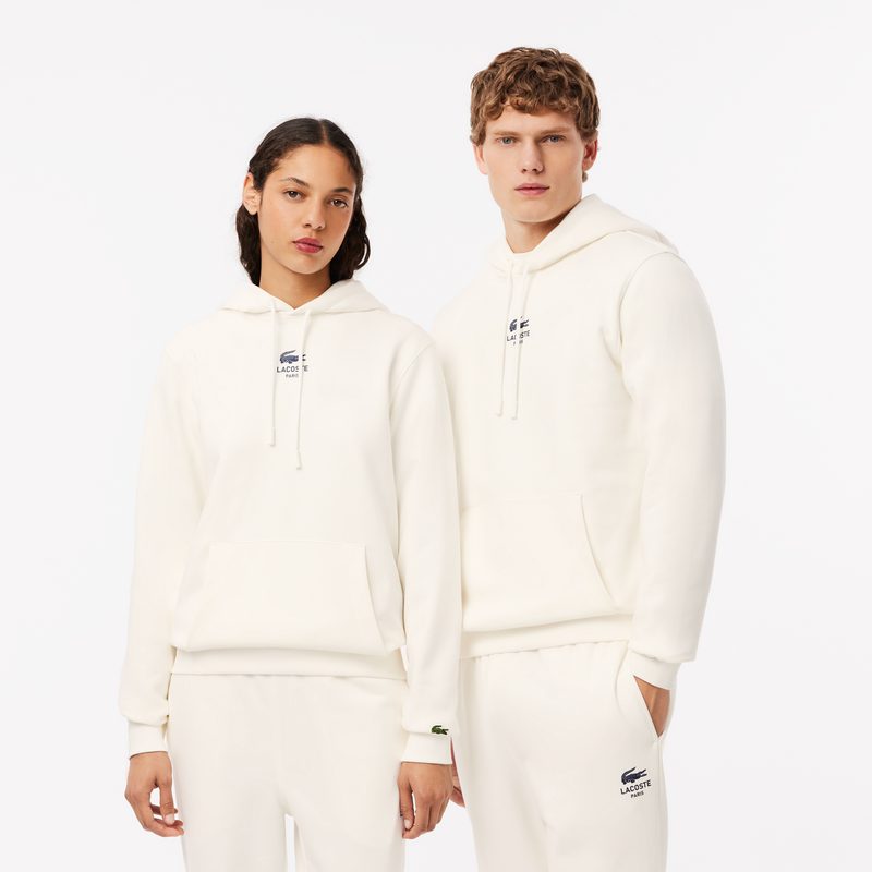 Хлопковая толстовка Lacoste унисекс с капюшоном