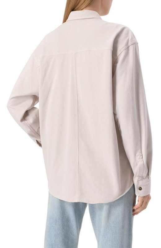 Хлопковая рубашка Isabel Marant Etoile 4
