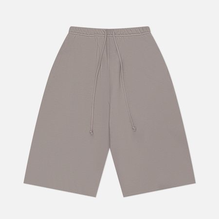 Мужские шорты SKIMS Fleece Lounge Relaxed Long, цвет серый