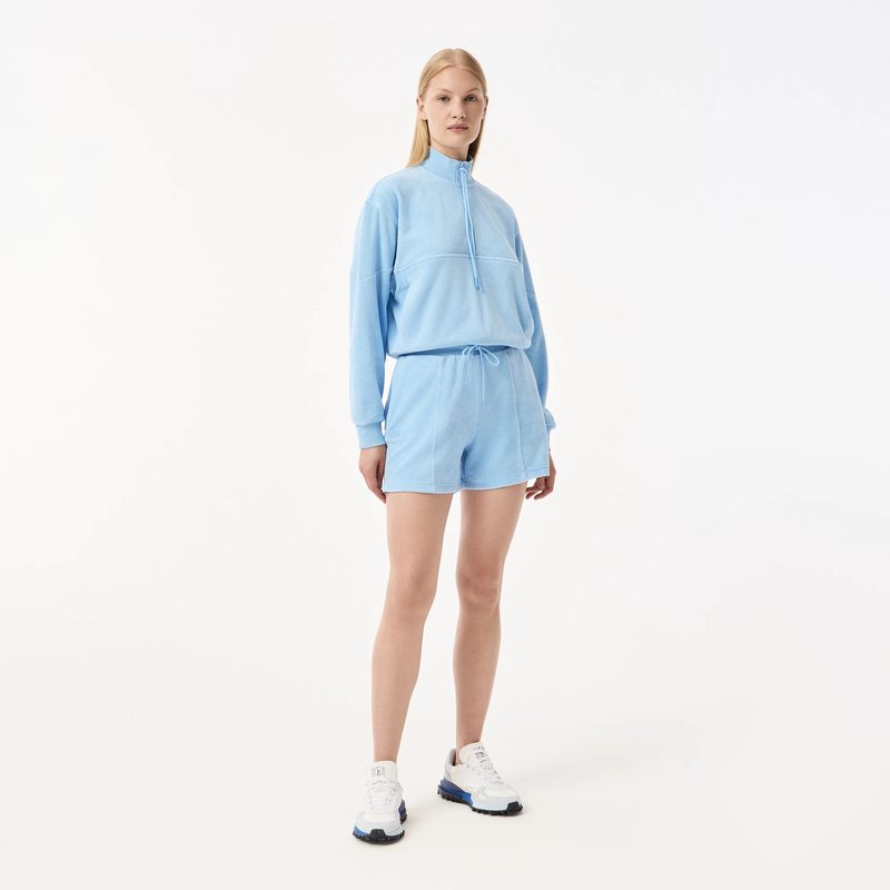 Женские короткие спортивные шорты Lacoste 5