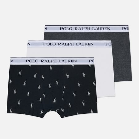 Комплект мужских трусов Polo Ralph Lauren Classic Trunk 3-Pack, цвет комбинированный