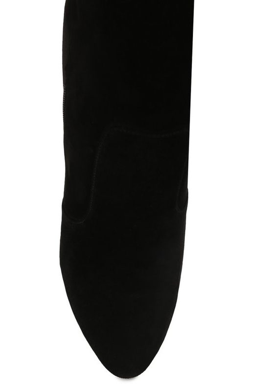 Замшевые сапоги Saint Laurent 5