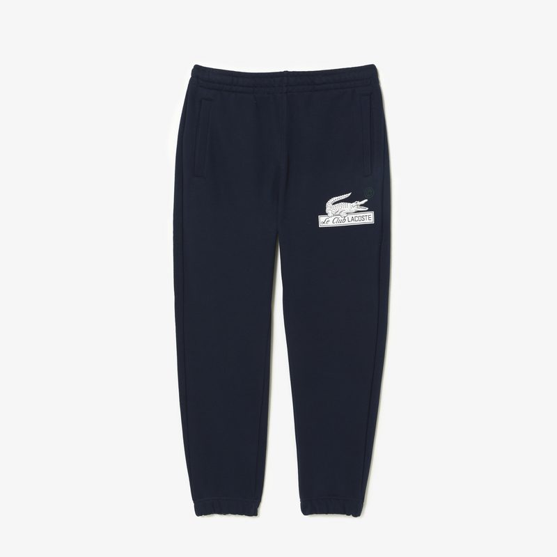 Мужские спортивные брюки Lacoste свободного кроя из хлопка 5