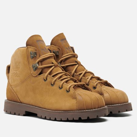 Ботинки adidas Originals Superstar Boot, цвет коричневый