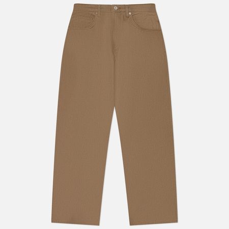 Мужские брюки Norse Projects Korshavn Relaxed 5 Pocket Resist Dyed Twill, цвет коричневый