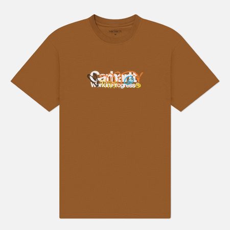 Мужская футболка Carhartt WIP Primary, цвет коричневый