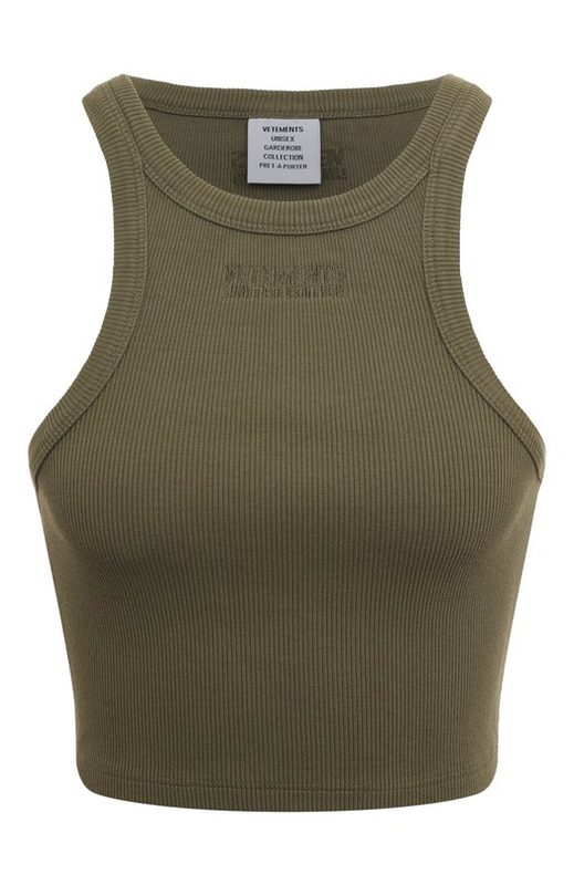 Хлопковая майка VETEMENTS