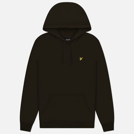 Мужская толстовка Lyle & Scott Hoodie Regular Fit, цвет оливковый