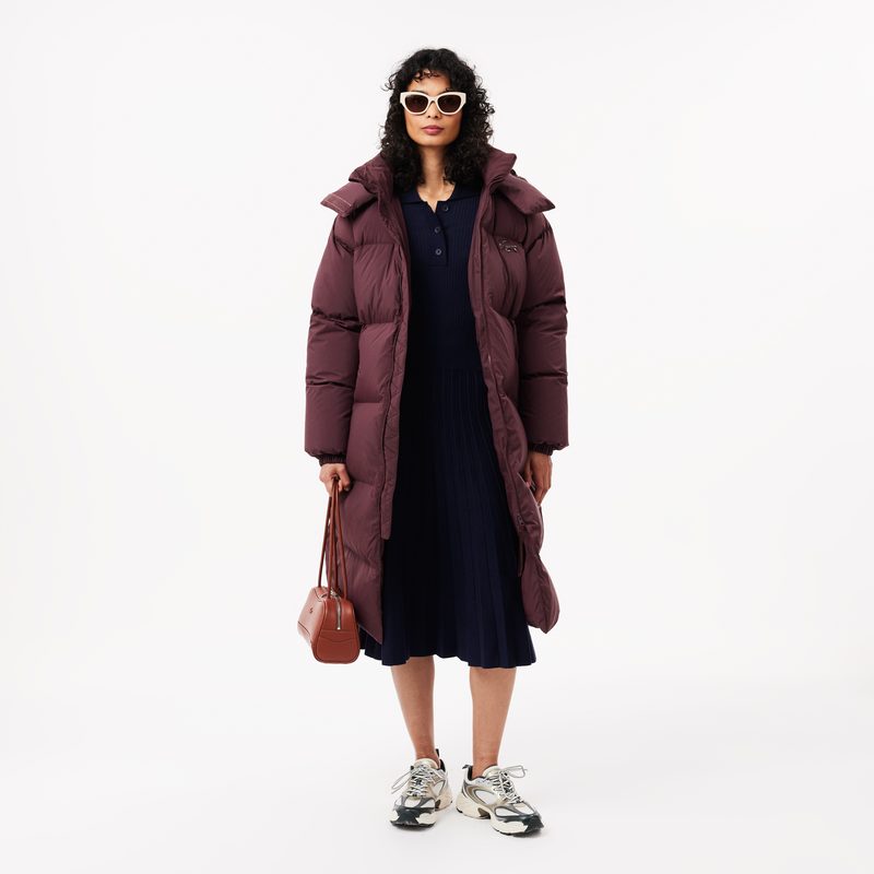 Женское шерстяное платье Lacoste с длинными рукавами 4