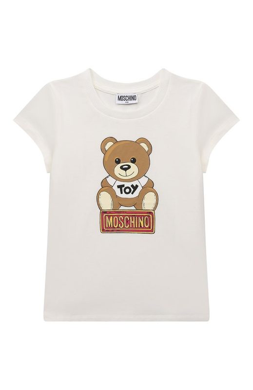 Хлопковая футболка Moschino