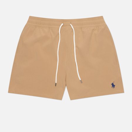 Мужские шорты Polo Ralph Lauren Traveler Classic Swim, цвет коричневый
