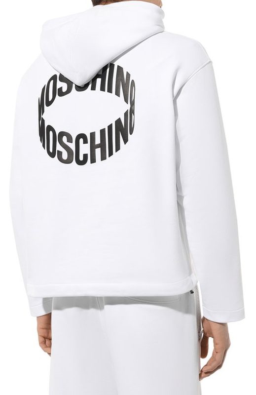 Хлопковое худи Moschino 4