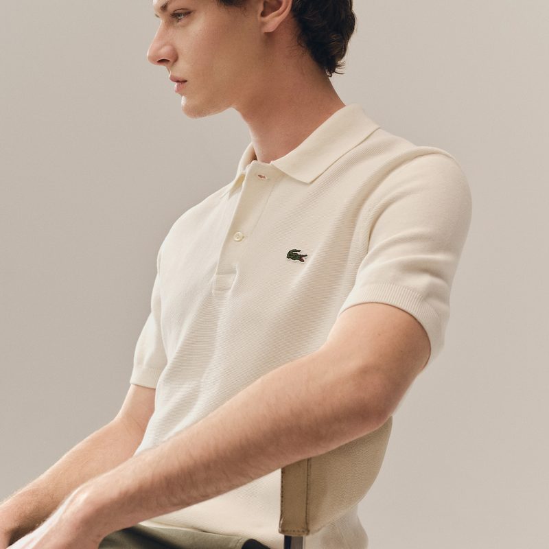 Мужское вязанное поло Lacoste 4