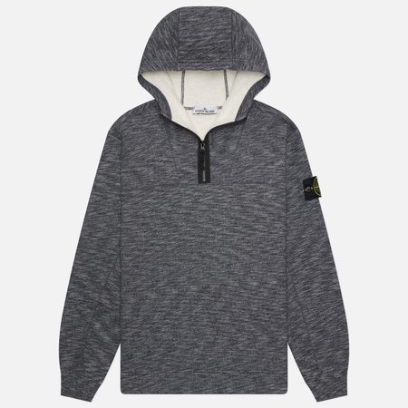 Мужская толстовка Stone Island Mouline Cotton Viscose Fleece Hoodie, цвет серый