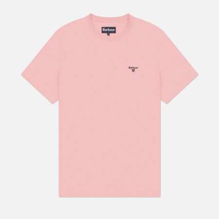 Мужская футболка Barbour Essential Sports, цвет розовый