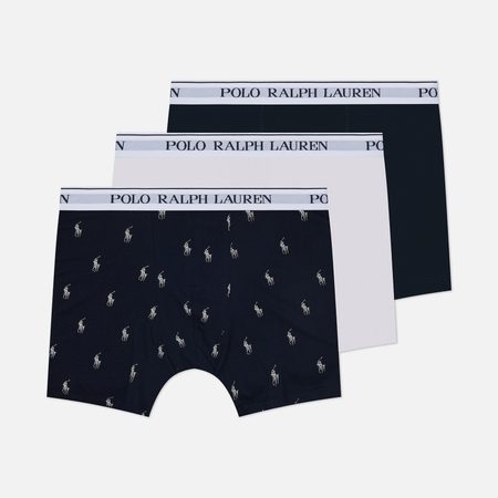 Комплект мужских трусов Polo Ralph Lauren Classic Boxer 3-Pack, цвет комбинированный