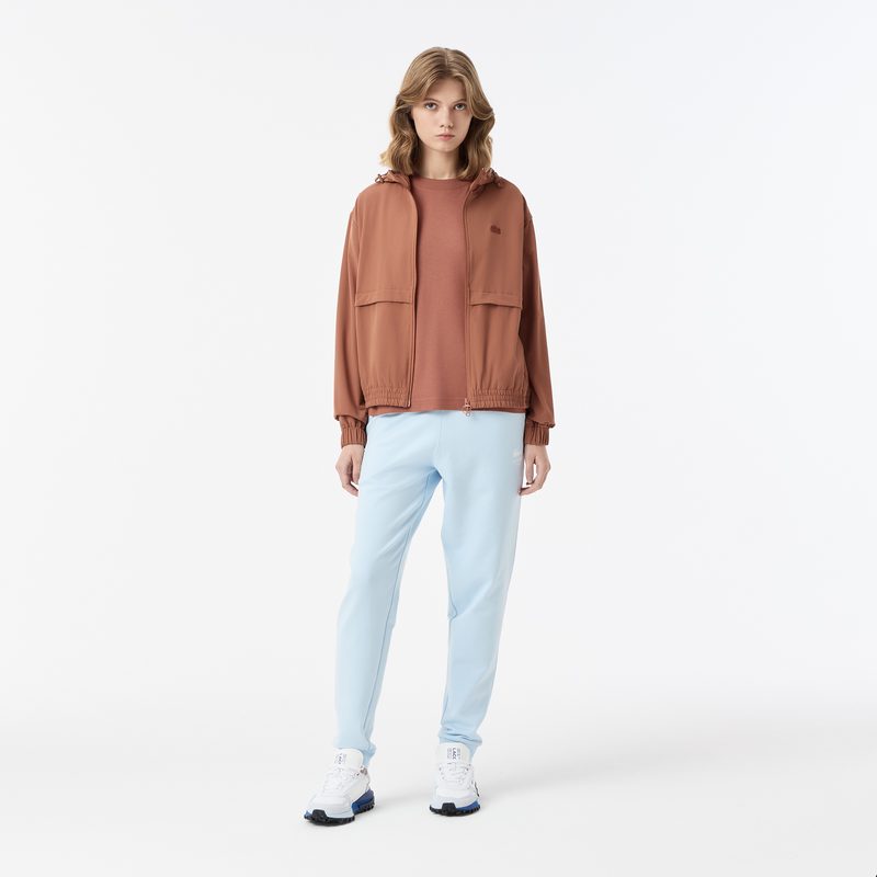 Женская лёгкая куртка Lacoste с капюшоном 4