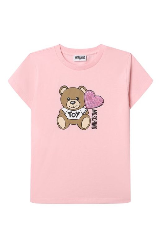 Хлопковая футболка Moschino