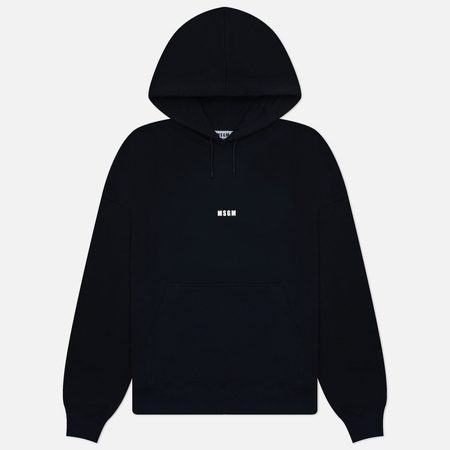 Мужская толстовка MSGM Micrologo Print MSGM, цвет чёрный