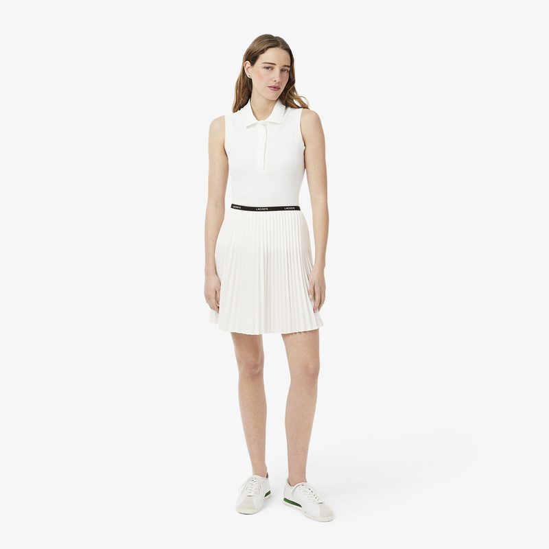 Короткая плиссированная юбка Lacoste