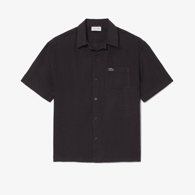 Мужская рубашка Lacoste из льна 4